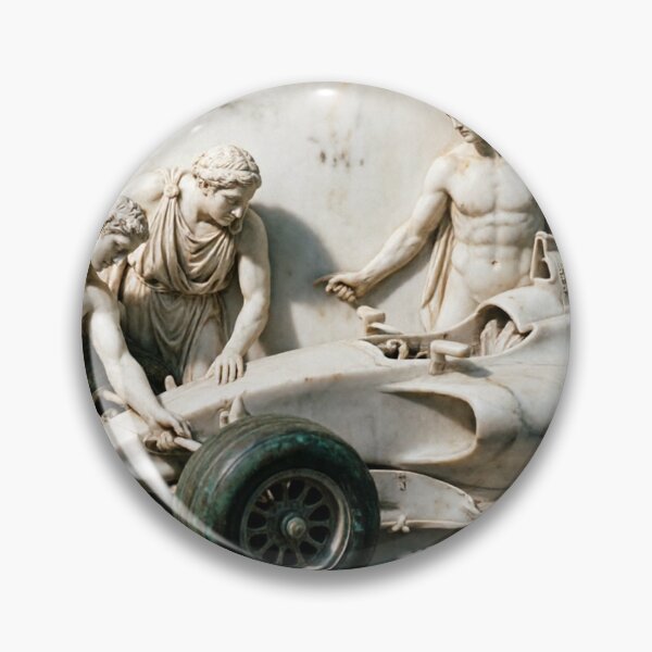 Item preview, Ancient Marble Relief – F1 Pit Stop Sculpture designed and sold by ticzla95.