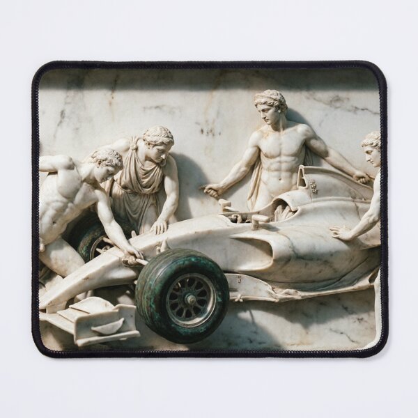 Item preview, Ancient Marble Relief – F1 Pit Stop Sculpture designed and sold by ticzla95.