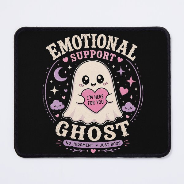 Item preview, Emotional Support Ghost designed and sold by Midnight Mood.