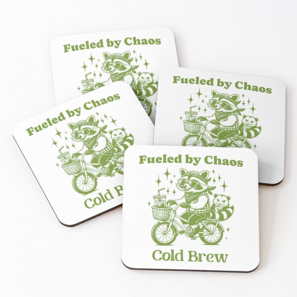 Item preview, Fueled By Chaos Cold Brew designed and sold by Mirandalab.