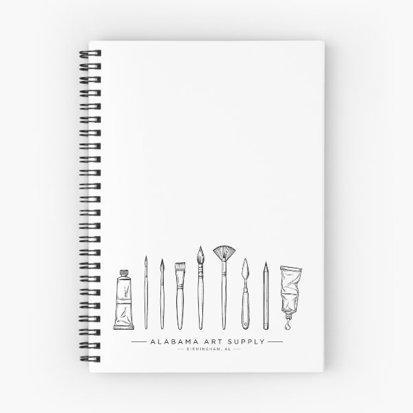 Item preview, Alabama Art Supply - Art Tools (Black design) designed and sold by Elizabeth Ragona.