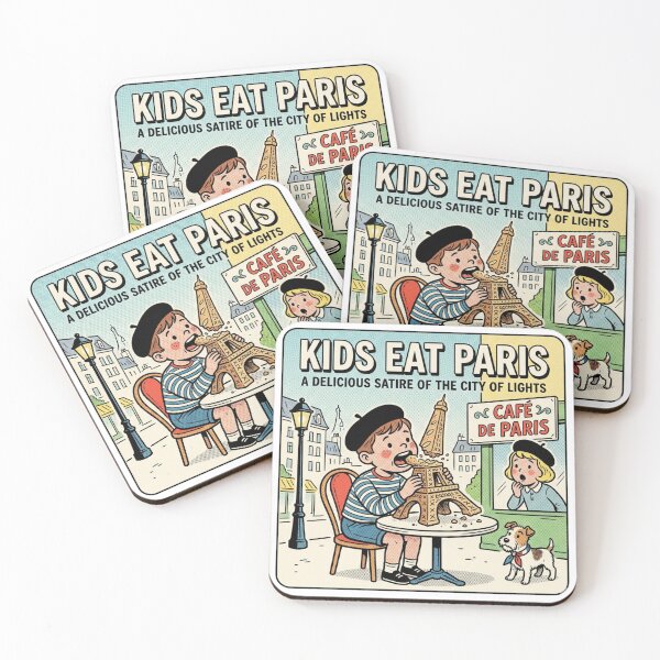 Item preview, Retro Kitsch Paris France Travel Book Satire designed and sold by VelvetArchives.