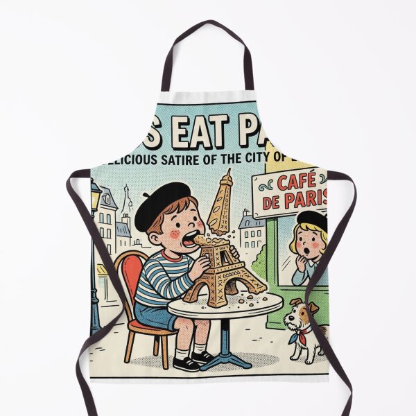 Item preview, Retro Kitsch Paris France Travel Book Satire designed and sold by VelvetArchives.