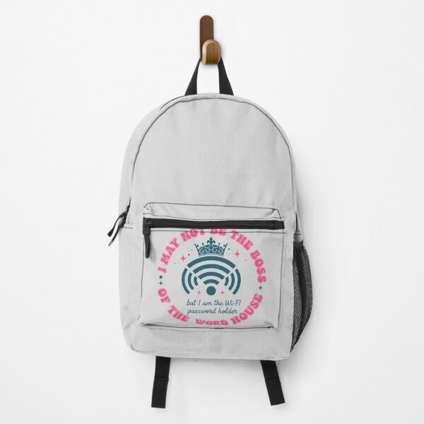 Item preview, I May Not Be the Boss WiFi Holder Design designed and sold by Teeny Quities.