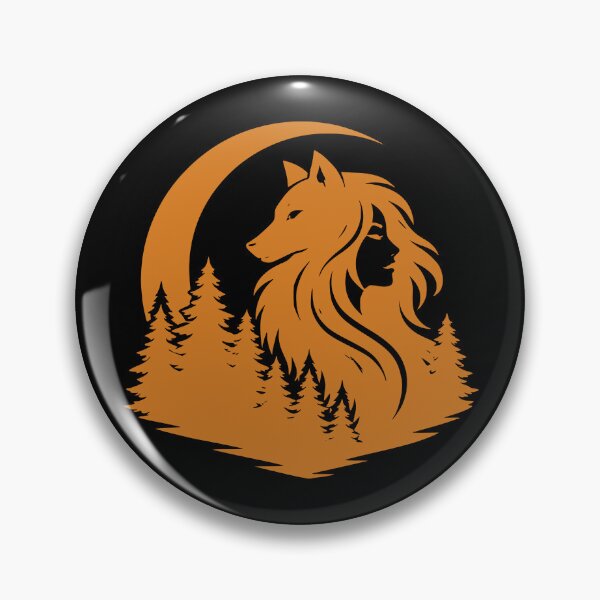 Item preview, Amber Vilkmerge Wolf Maiden Silhouette designed and sold by EimSol.