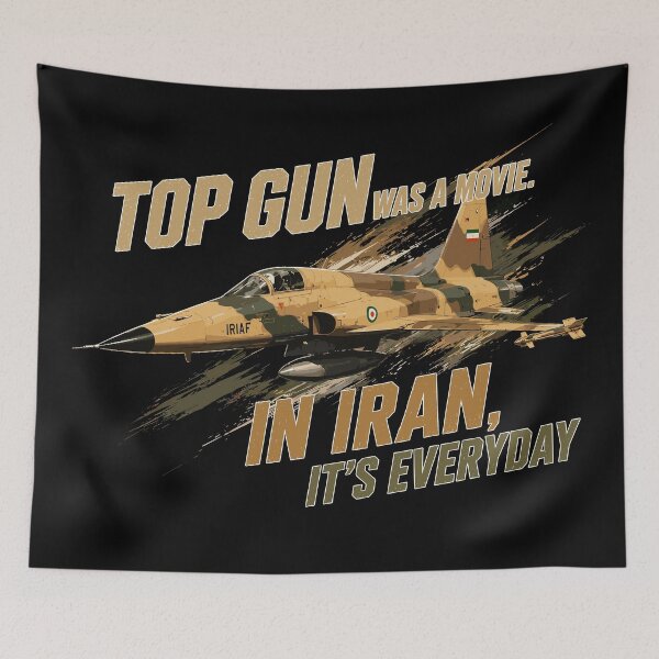 Item preview, Top Gun Was A Movie. In Iran, It's Everyday T-Shirt designed and sold by Brick'a'Brack.