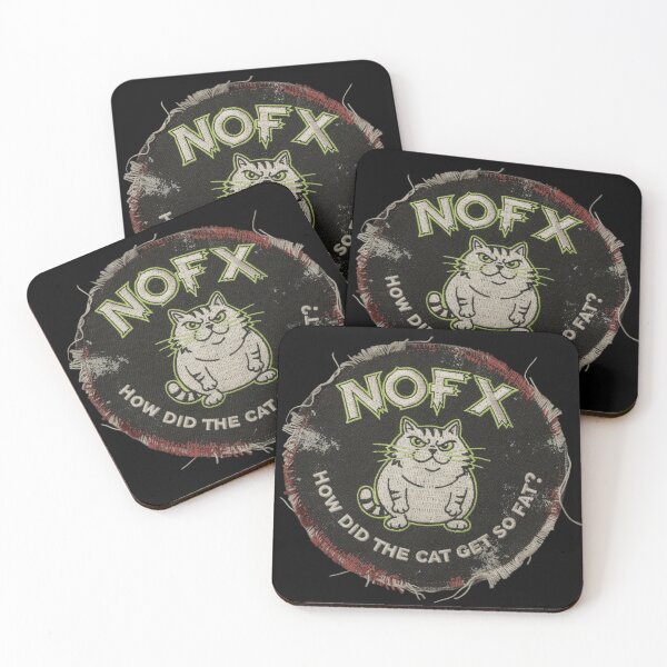 Item preview, NOFX - How Did The Cat Get So Fat? designed and sold by Wanderlust and Whiskers.