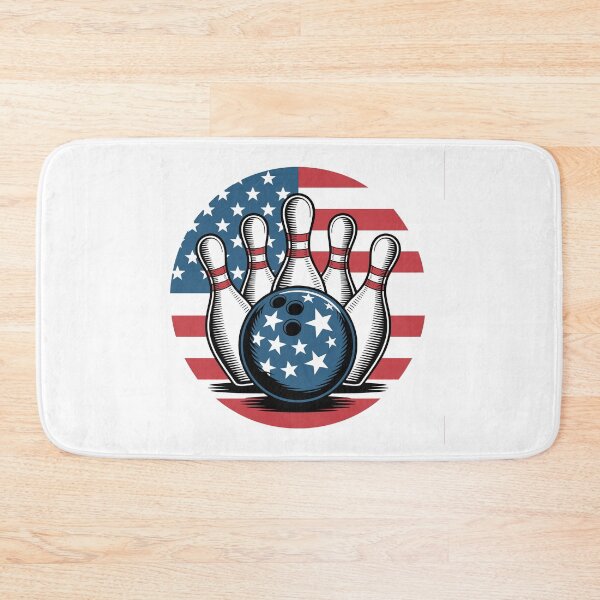 Item preview,  Bowling Pins with American Flag designed and sold by jkrphoto.