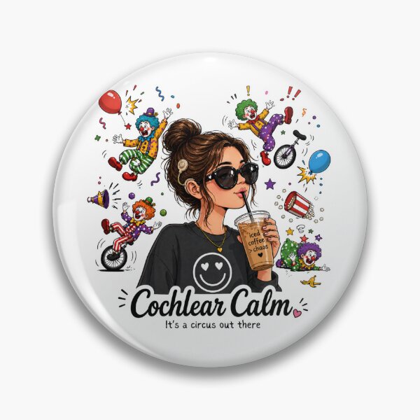 Item preview, Cochlear Calm, It's a circus out there | Deaf tshirt designed and sold by SoundStyleShop.