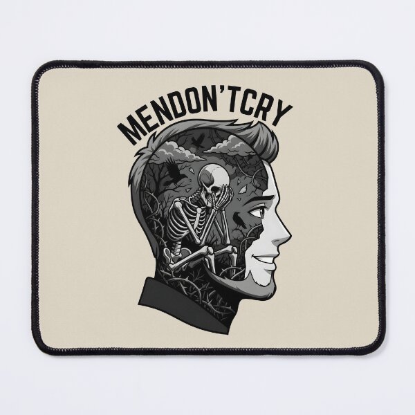 Item preview, Men Don't Cry - Hidden Sorrow Gothic Skeleton designed and sold by BetOova.