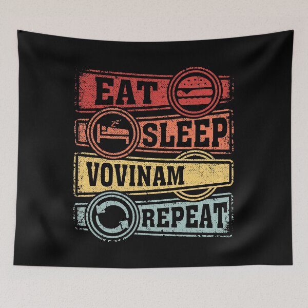 Item preview, Eat Sleep Vovinam Repeat designed and sold by GabbyKash.