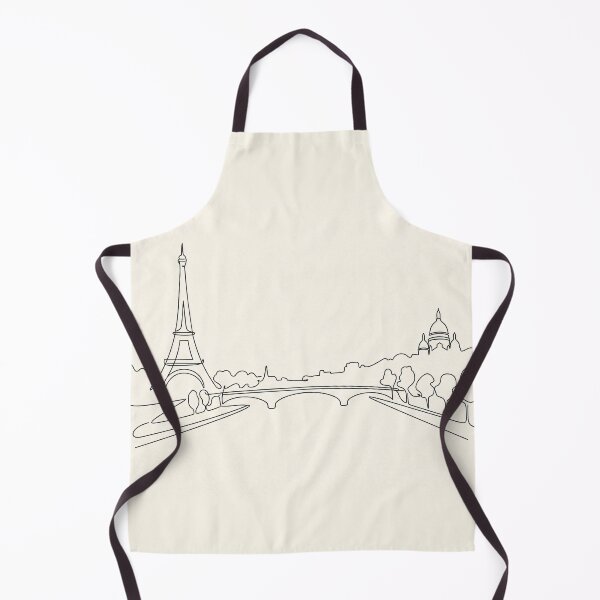 Item preview, Minimalist Paris Skyline Continuous Line Art designed and sold by PixorStudio.