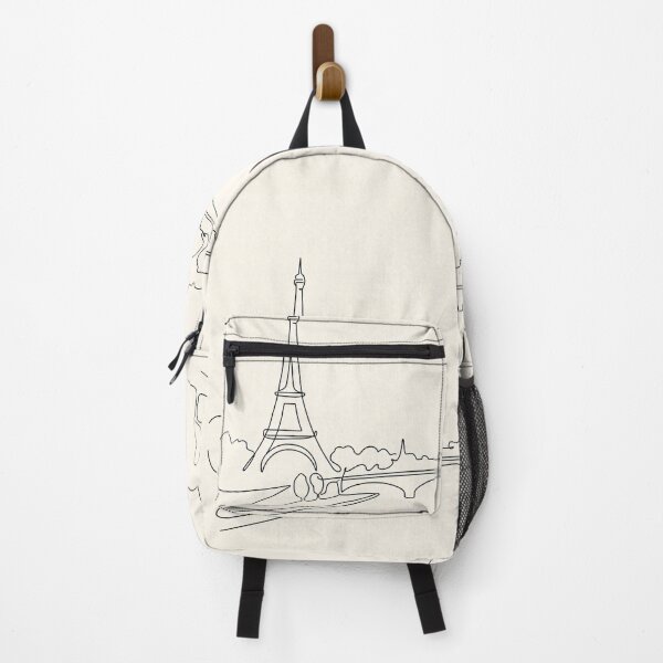 Item preview, Minimalist Paris Skyline Continuous Line Art designed and sold by PixorStudio.