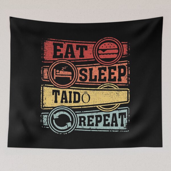 Item preview, Eat Sleep Taidō Repeat designed and sold by GabbyKash.