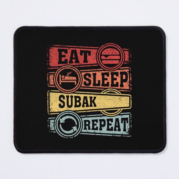 Item preview, Eat Sleep Subak Repeat designed and sold by GabbyKash.