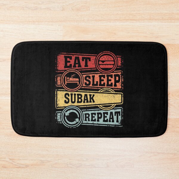 Item preview, Eat Sleep Subak Repeat designed and sold by GabbyKash.