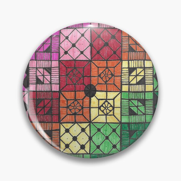 Item preview, Erik - Hand Drawn Stained Glass Window Pattern designed and sold by AJPrettyObscene.