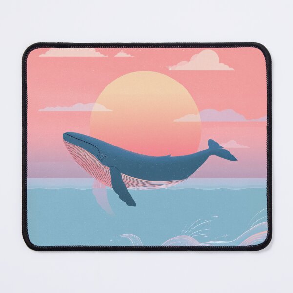Item preview, HERO WHALE ART – Modern Home Art Print designed and sold by MarkedArtPrints.