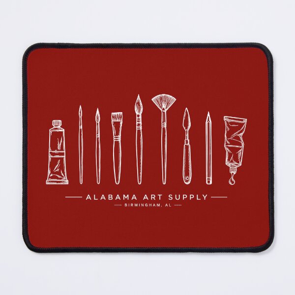 Item preview, Alabama Art Supply - Art Tools (White design) designed and sold by Elizabeth Ragona.