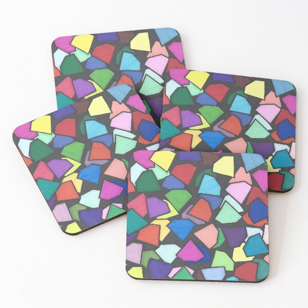 Item preview, Gems - Hand Drawn Bright Geometric Diamond Crystal Pattern designed and sold by AJPrettyObscene.