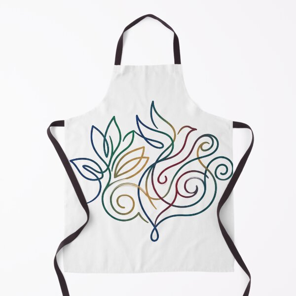 Item preview, Abstract Continuous Line Nature Bird Design designed and sold by PixorStudio.