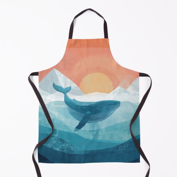 Item preview, BLUE WHALE ART – Modern Home Art Print designed and sold by MarkedArtPrints.