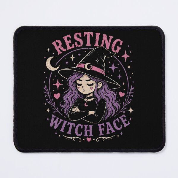 Item preview, Resting Witch Face designed and sold by Midnight Mood.