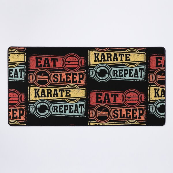 Item preview, Eat Sleep Karate Repeat designed and sold by GabbyKash.