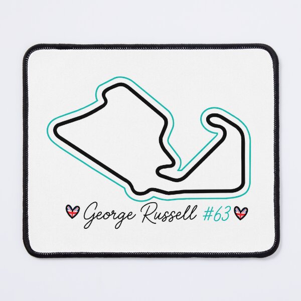 Item preview, George Russell & Home Silverstone Circuit designed and sold by LeseKing.