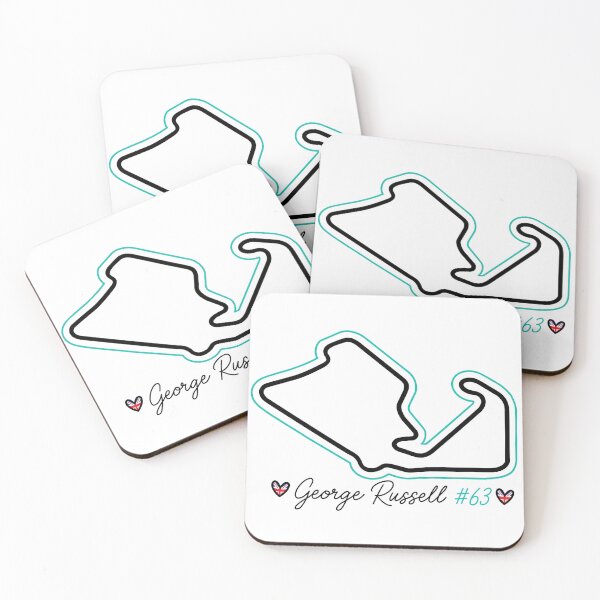 Item preview, George Russell & Home Silverstone Circuit designed and sold by LeseKing.