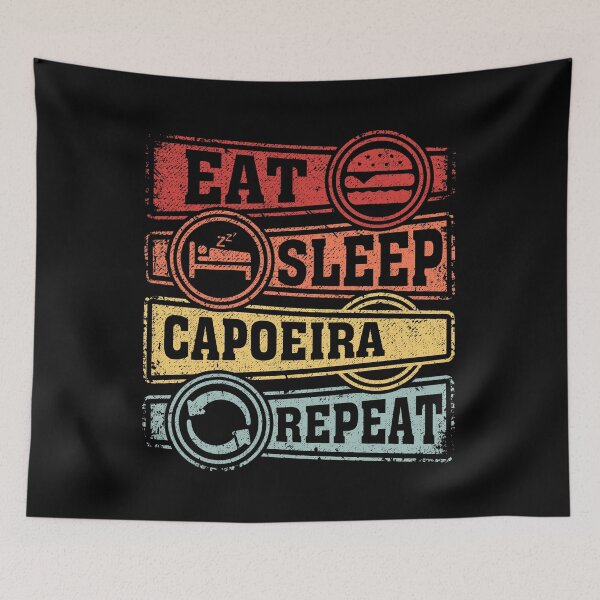 Item preview, Eat Sleep Capoeira Repeat designed and sold by GabbyKash.