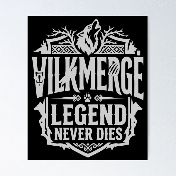 Item preview, Silver Vilkmerge Legend Never Dies designed and sold by EimSol.