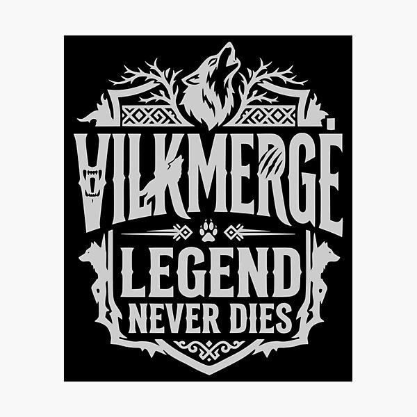 Item preview, Silver Vilkmerge Legend Never Dies designed and sold by EimSol.