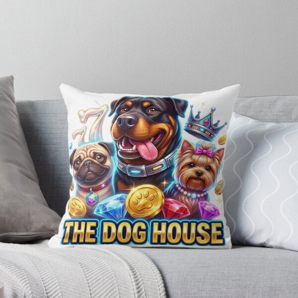 Item preview, Modern "The Dog House" Online Slots Jackpot Art designed and sold by LABUTI-SHOP.