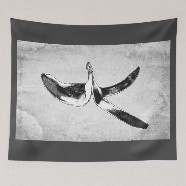 Item preview, Banana Peel Dark Humor Grunge Etched Art designed and sold by Ghoul Enterprises.