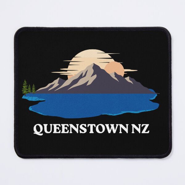 Item preview, Queenstown NZ Mountain Lake Sunset | New Zealand Travel Design designed and sold by Ink & Soul.