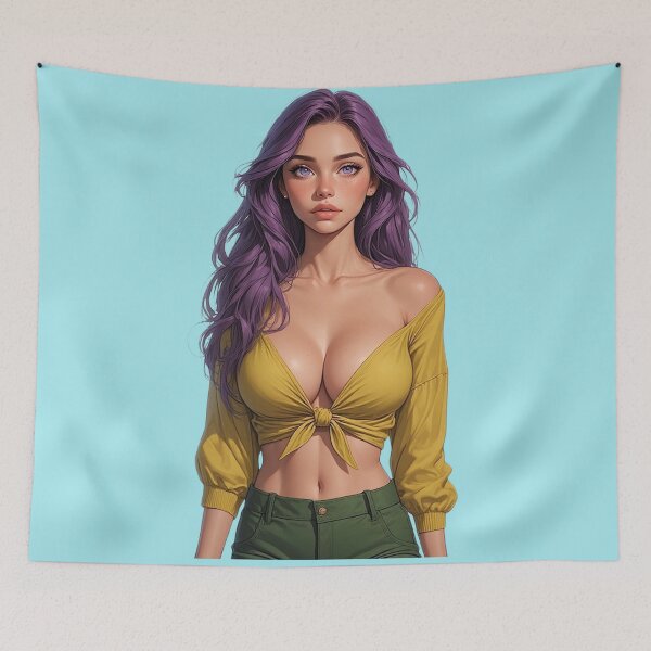 Item preview, purple hair designed and sold by kwinchi.