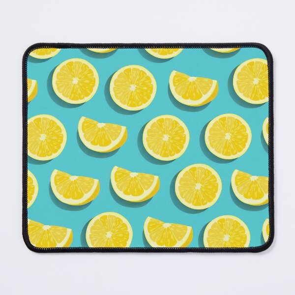 Item preview, Lemon Slices Seamless Pattern - Summer Citrus Teal Art designed and sold by LiFFYSTYLE.