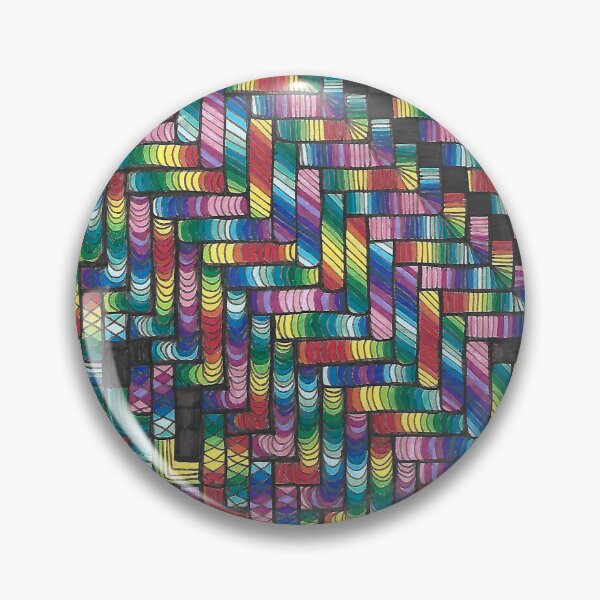 Item preview, Jeremy - Hand Drawn Crazy Rainbow Pattern designed and sold by AJPrettyObscene.