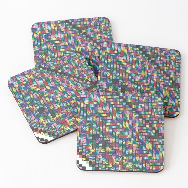 Item preview, Jeremy - Hand Drawn Crazy Rainbow Pattern designed and sold by AJPrettyObscene.