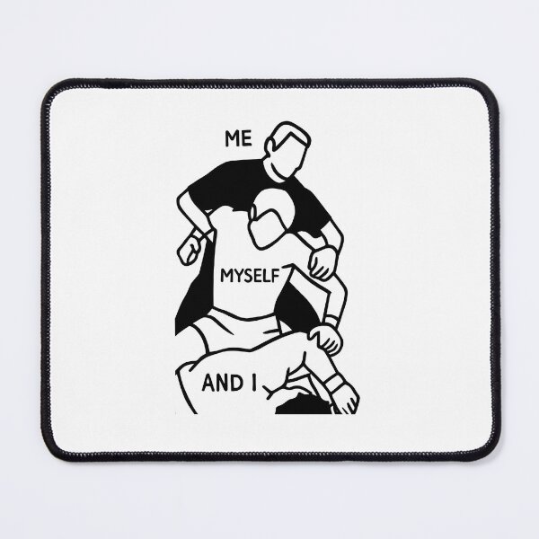 Item preview, Me against myself – Inner Struggle Meme designed and sold by Mavriboy.