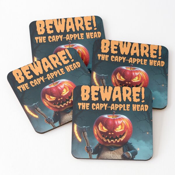 Item preview, Beware! The Capy-Apple Head – Funny Retro Capybara Design designed and sold by FatalMiaoooo.