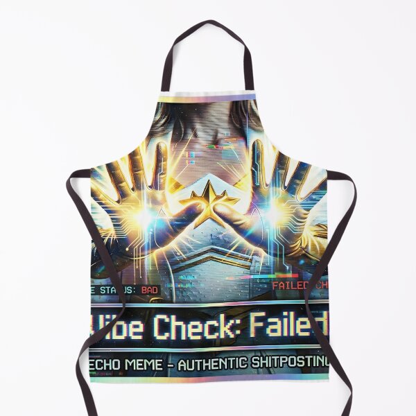 Item preview, Starlight Vibe Check: Failed - Y2K Holographic Meme Sticker designed and sold by Echo Meme.