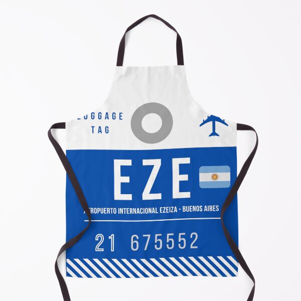 Item preview, EZE - Aeropuerto Ministro Pistarini/Ezeiza. Buenos Aires Int'l Airport decorative luggage tag designed and sold by HMBPHOTO.