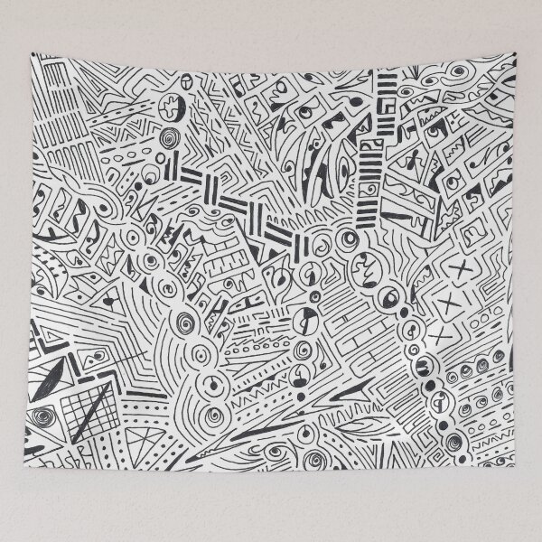 Item preview, Black Abstract Design designed and sold by BScottDesign.