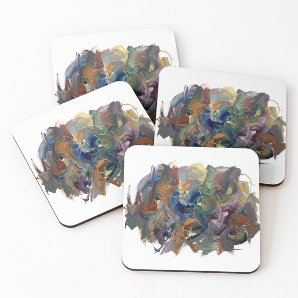 Item preview, Abstract Expressionist Impasto Texture Color Study designed and sold by PixorStudio.
