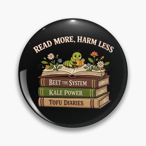 Item preview, Read More Harm Less Beet The System Funny Bookworm Vegan Gift designed and sold by Ali-printshop.