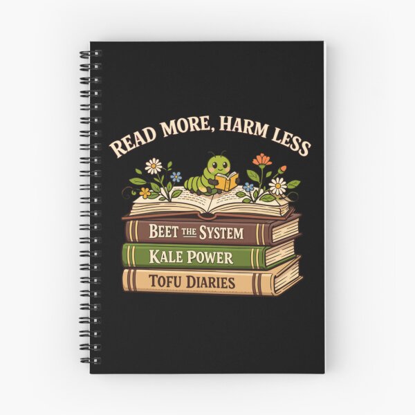 Item preview, Read More Harm Less Beet The System Funny Bookworm Vegan Gift designed and sold by Ali-printshop.