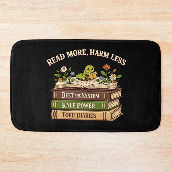 Item preview, Read More Harm Less Beet The System Funny Bookworm Vegan Gift designed and sold by Ali-printshop.