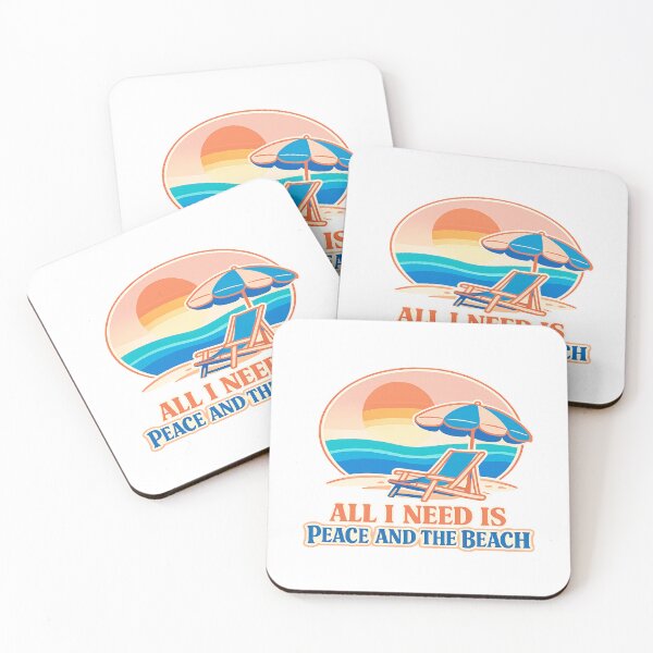 Item preview, All I Need Is Peace And The Beach designed and sold by LuveraxArt.